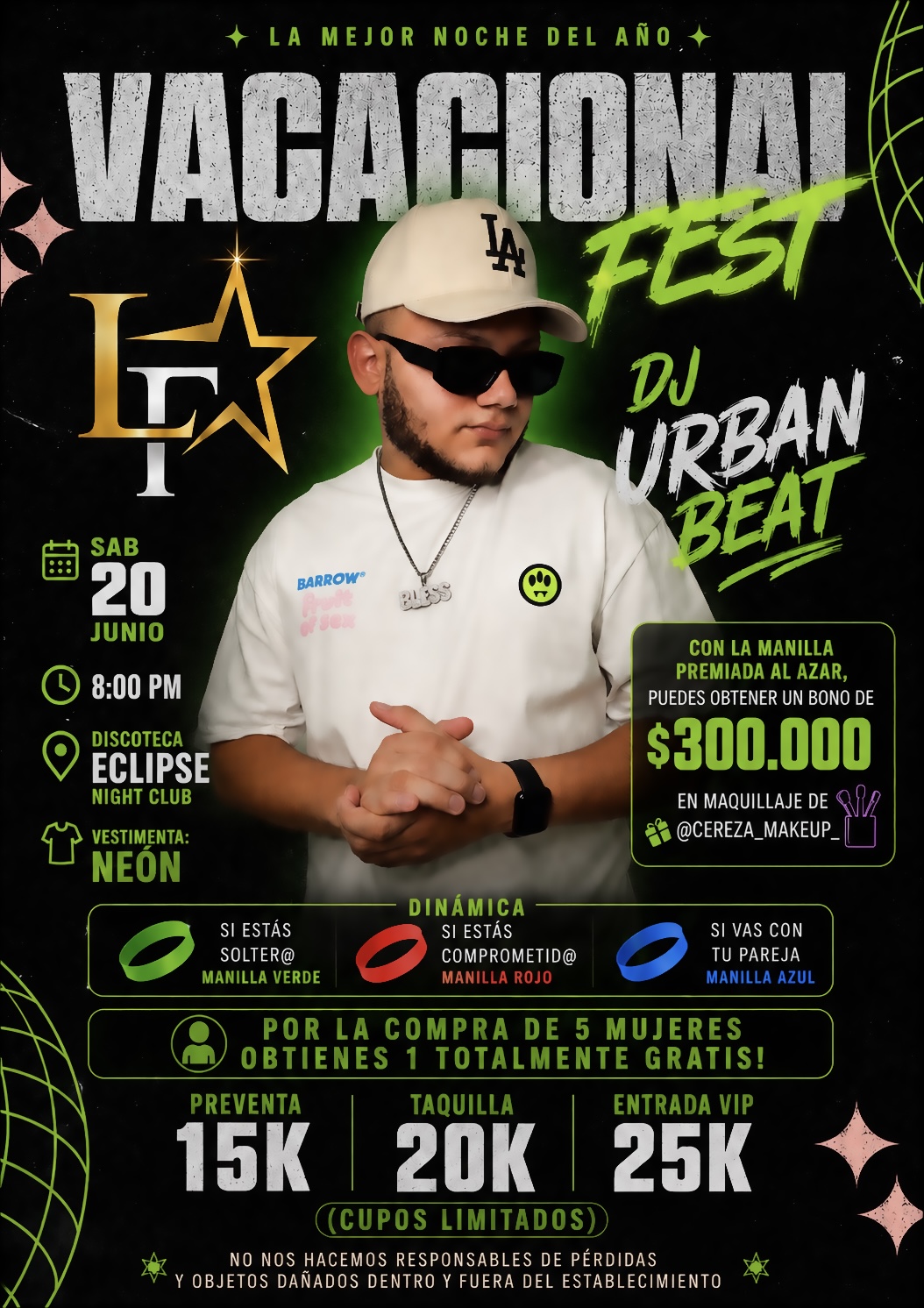 Flayer Vacacional Fest